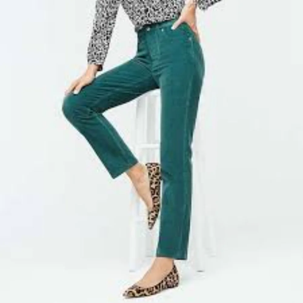 Iber Teal Green Corduroy Jeans - Picture 3 of 6
